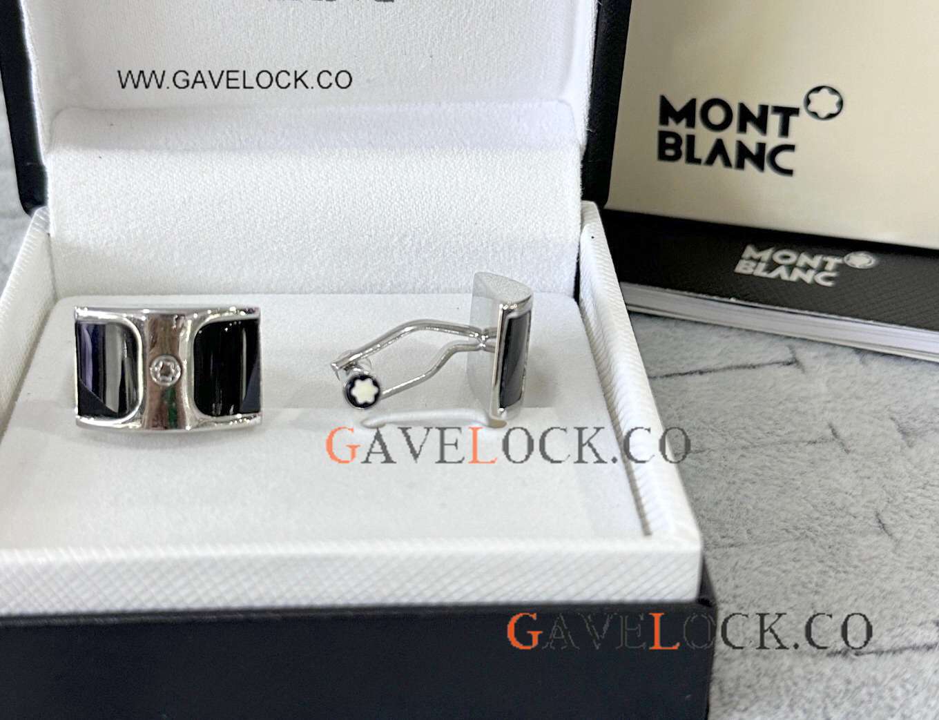 Clone Montblanc Rectangular Cufflinks Low Price